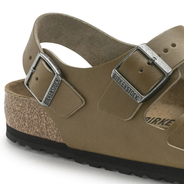 Milano Leather Vintage Wood Faded Khaki - Image 8