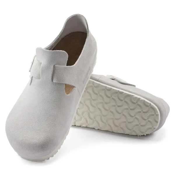 London Suede Leather Antique White - Image 3