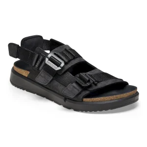 Shinjuku Leather-Textile Black