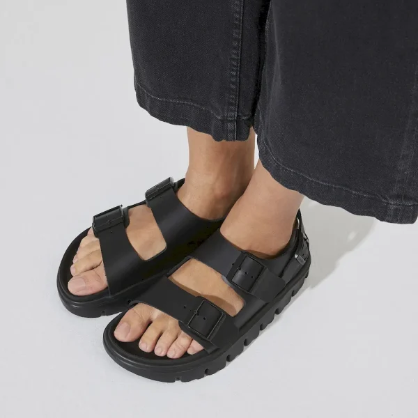 Milano Chunky Leather Black - Image 3