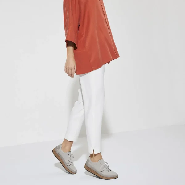 Honnef Low Suede Leather Whale Gray - Image 2