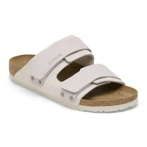Uji Nubuck-Suede Leather Antique White