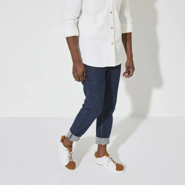 Bend Low Decon Pop Natural Leather-Nubuck Mink/Eggshell - Image 2