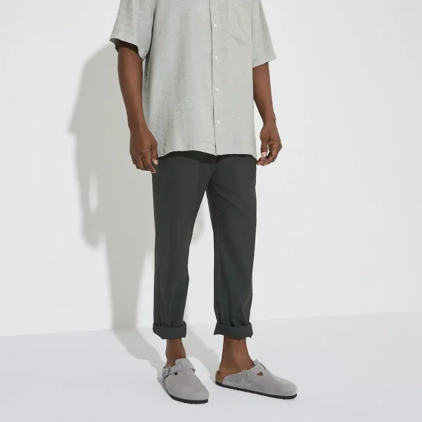 Boston Nubuck Leather Whale Gray - Image 2