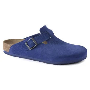 Boston Nubuck Leather Indigo Blue