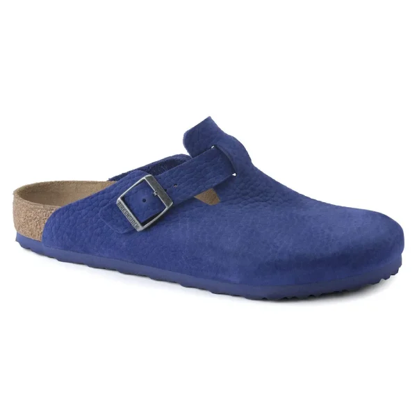 Boston Nubuck Leather Indigo Blue
