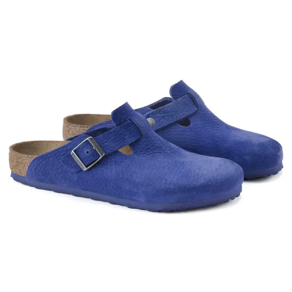 Boston Nubuck Leather Indigo Blue - Image 5