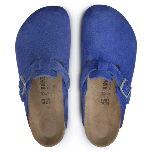 Boston Nubuck Leather Indigo Blue - Image 4