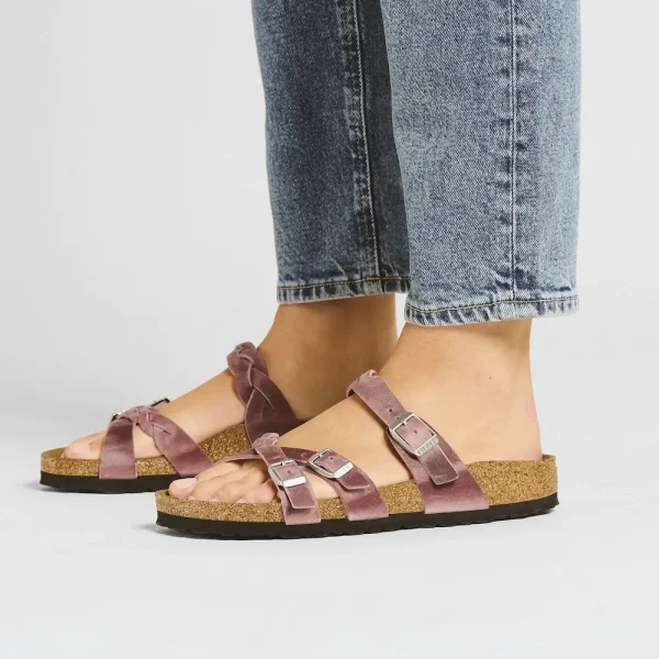 Franca Braided Oiled Leather Lavender - Image 3