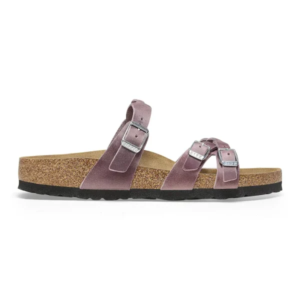 Franca Braided Oiled Leather Lavender - Image 7