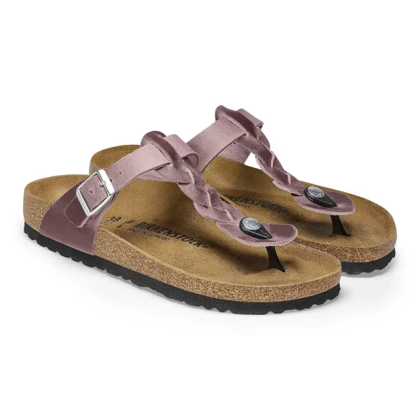 Gizeh Braided Oiled Leather Lavender - Image 6