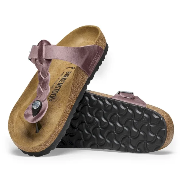 Gizeh Braided Oiled Leather Lavender - Image 4