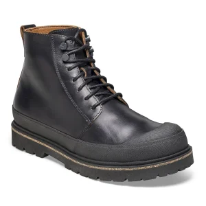 Prescott Lace Men Oiled Leather Black