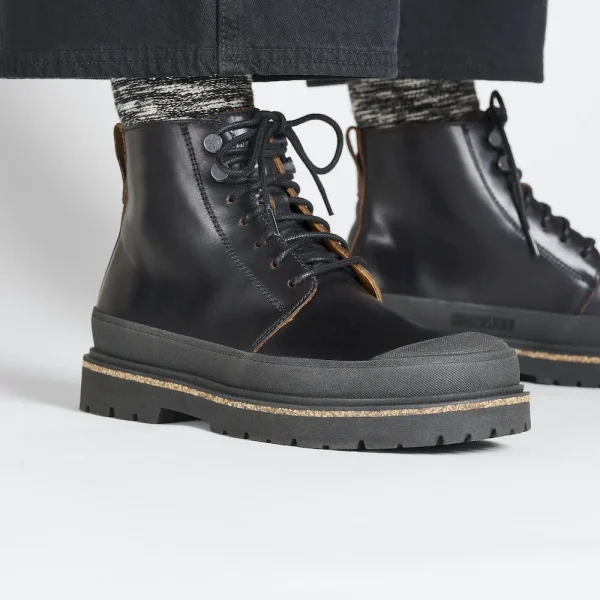 Prescott Lace Women Oiled Leather Black - Image 3