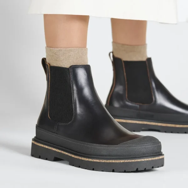 Prescott Slip On Women Oiled Leather Black - Image 3