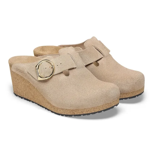 Fanny Ring-Buckle Suede Leather Warm Sand - Image 6