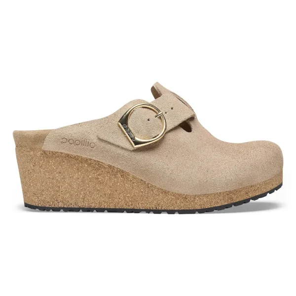 Fanny Ring-Buckle Suede Leather Warm Sand - Image 7