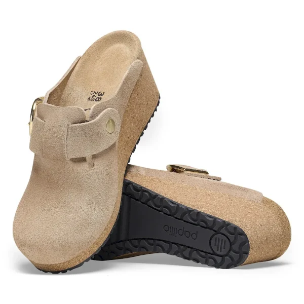 Fanny Ring-Buckle Suede Leather Warm Sand - Image 4
