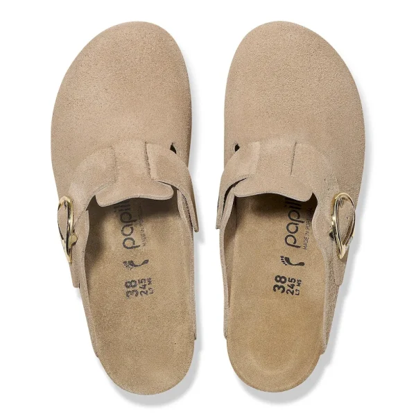 Fanny Ring-Buckle Suede Leather Warm Sand - Image 5