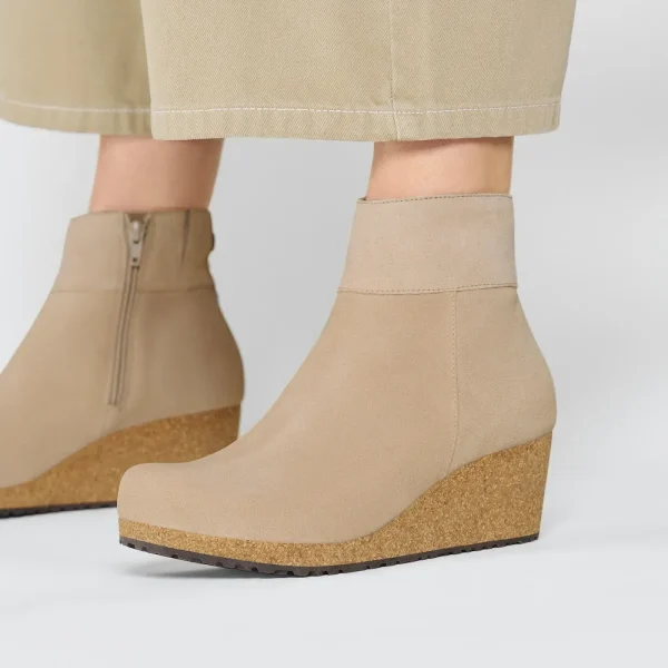 Ebba Suede Leather Warm Sand - Image 3