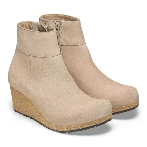 Ebba Suede Leather Warm Sand - Image 6