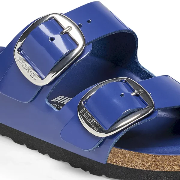 Arizona Big Buckle Natural Leather Patent High-Shine Cobalt - Image 8