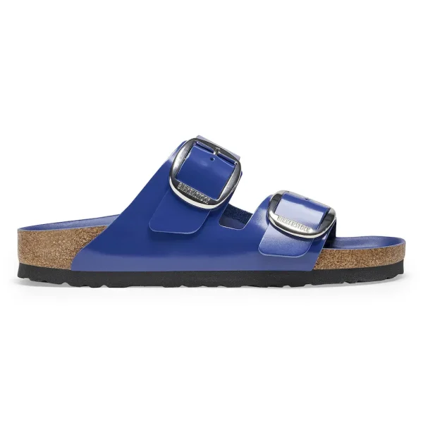 Arizona Big Buckle Natural Leather Patent High-Shine Cobalt - Image 7
