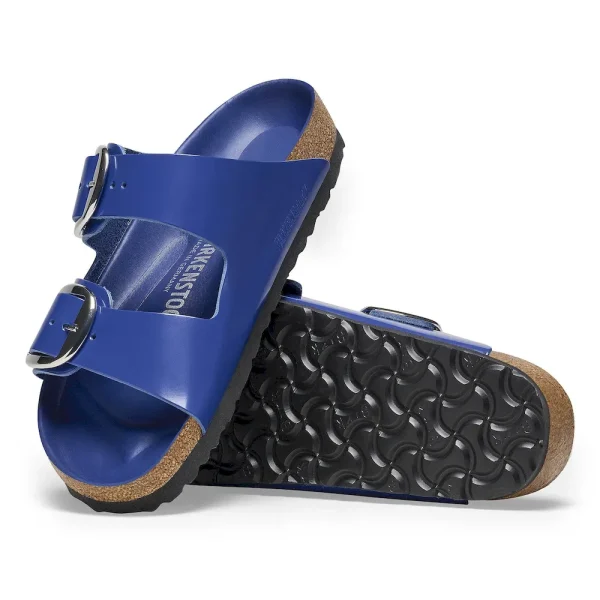 Arizona Big Buckle Natural Leather Patent High-Shine Cobalt - Image 4