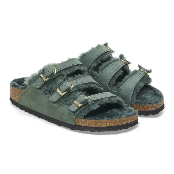 Florida Shearling Nubuck Leather Thyme - Image 4