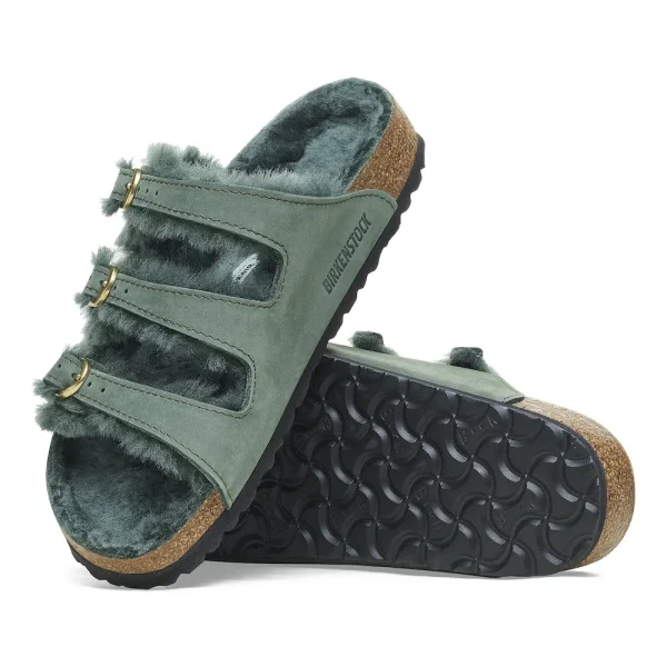 Florida Shearling Nubuck Leather Thyme - Image 2