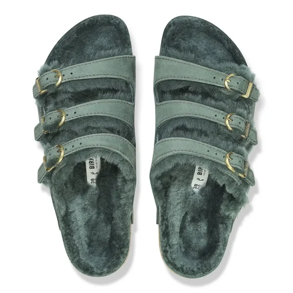 Florida Shearling Nubuck Leather Thyme - Image 3
