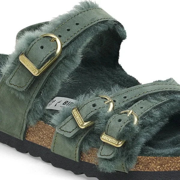 Franca Shearling Nubuck Leather Thyme - Image 6