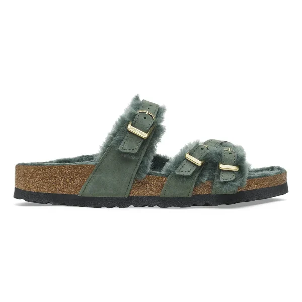 Franca Shearling Nubuck Leather Thyme - Image 5