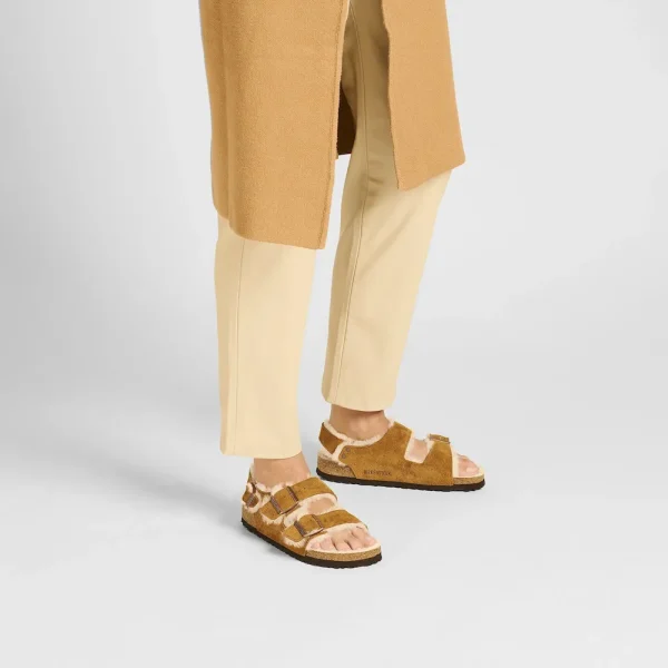 Milano Suede Shearling Suede Leather-Shearling Mink - Image 2