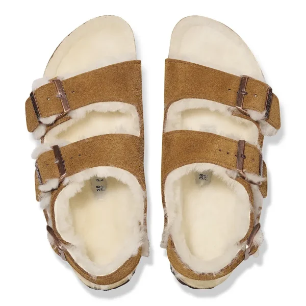 Milano Suede Shearling Suede Leather-Shearling Mink - Image 5