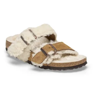 Arizona Teddy Split Suede Leather-Shearling Mink