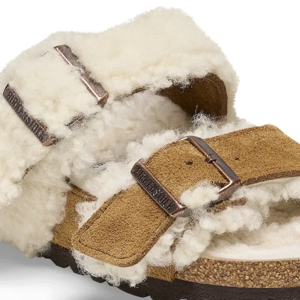 Arizona Teddy Split Suede Leather-Shearling Mink - Image 8