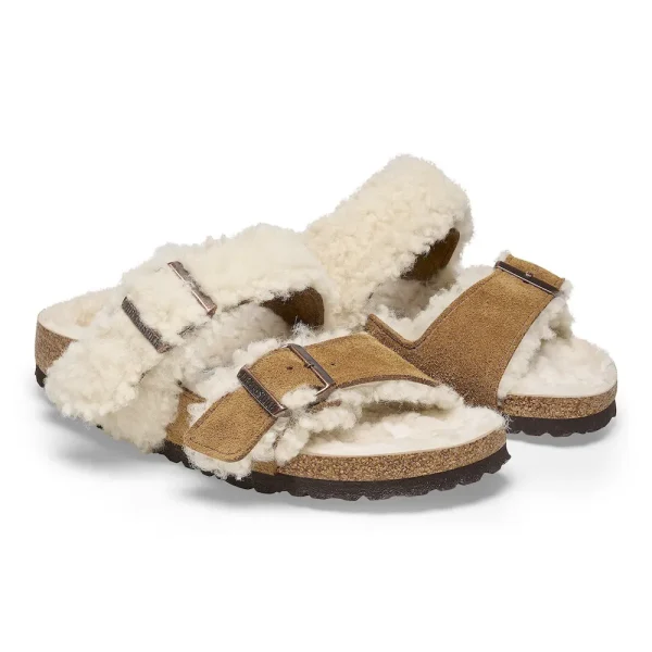 Arizona Teddy Split Suede Leather-Shearling Mink - Image 6