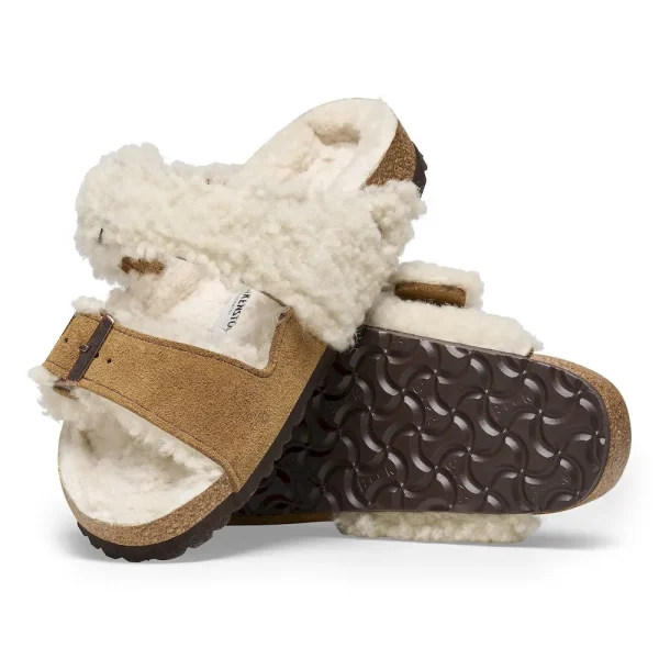 Arizona Teddy Split Suede Leather-Shearling Mink - Image 4