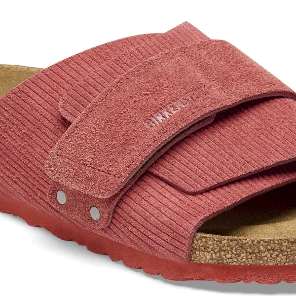Kyoto Suede Embossed Corduroy Sienna Red - Image 8