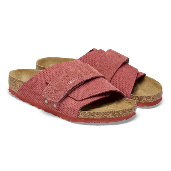 Kyoto Suede Embossed Corduroy Sienna Red - Image 6