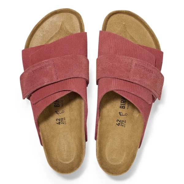 Kyoto Suede Embossed Corduroy Sienna Red - Image 5