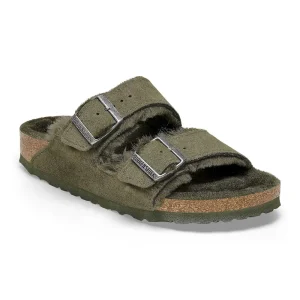 Arizona Shearling Suede Leather Thyme