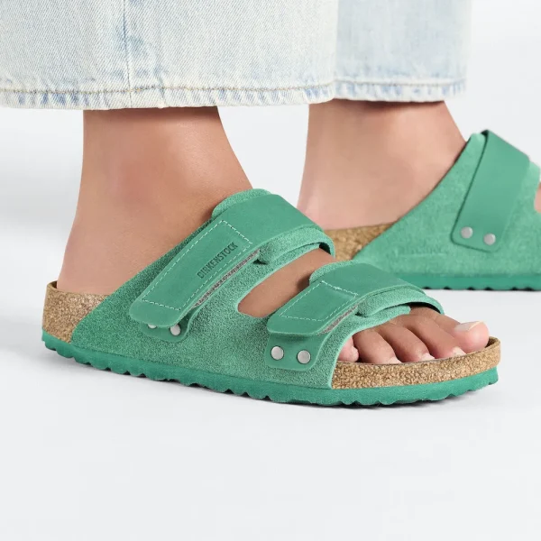 Uji Nubuck-Suede Leather Digital Green - Image 3