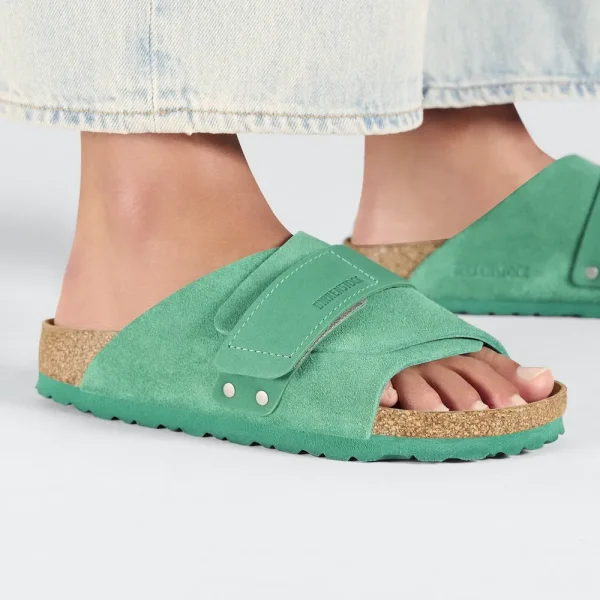 Kyoto Nubuck-Suede Leather Digital Green - Image 3