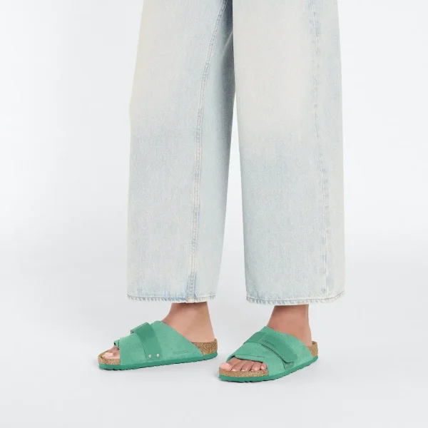 Kyoto Nubuck-Suede Leather Digital Green - Image 2