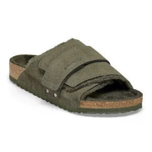 Kyoto Shearling Suede Leather Thyme