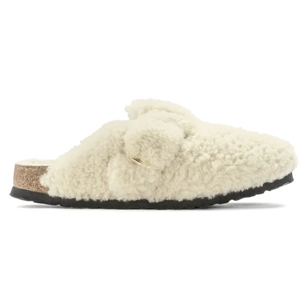 Boston Big Buckle Shearling Teddy Eggshell - Image 7