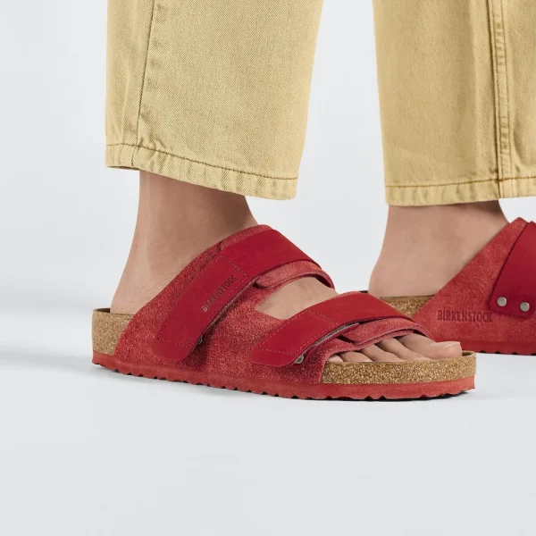 Uji Nubuck-Suede Leather Sienna Red - Image 3