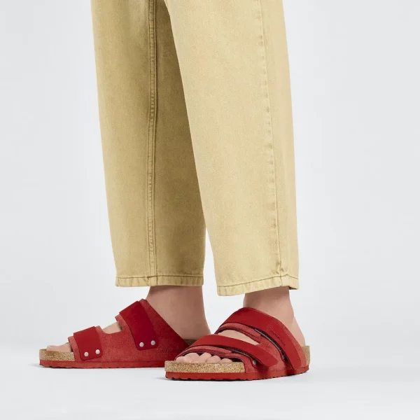Uji Nubuck-Suede Leather Sienna Red - Image 2